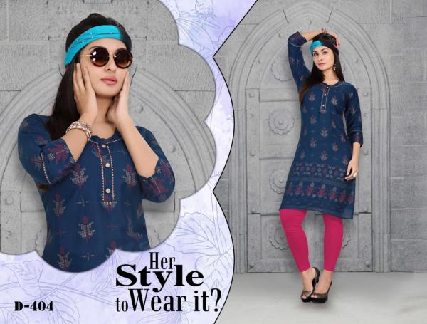 Limelight Fancy Rayon Block Print Kurti 